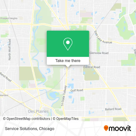 Service Solutions map