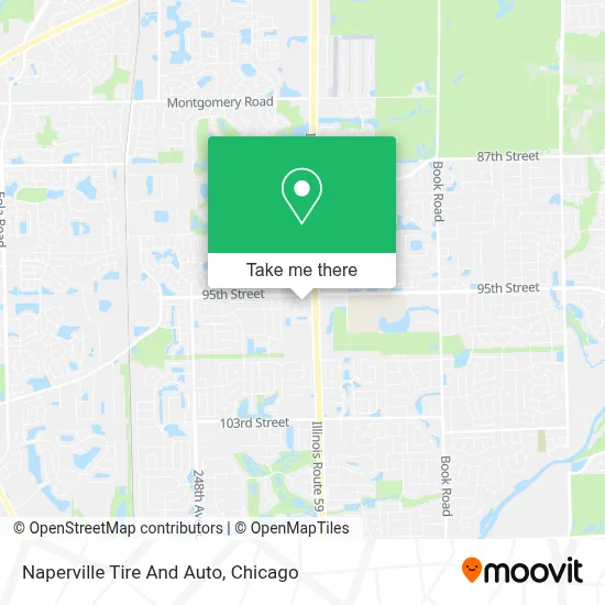 Naperville Tire And Auto map