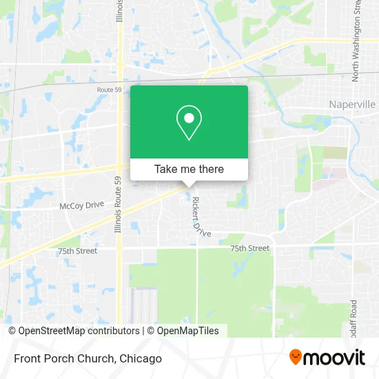 Front Porch Church map