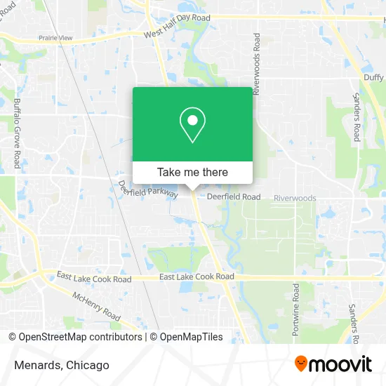 Menards map