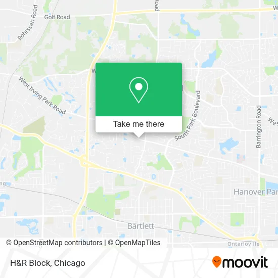 H&R Block map