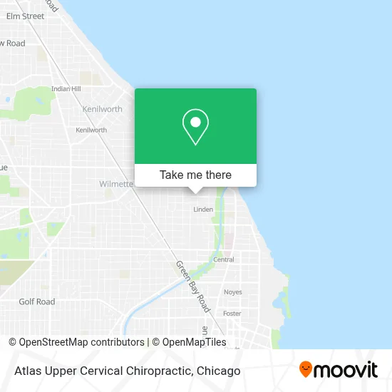 Atlas Upper Cervical Chiropractic map