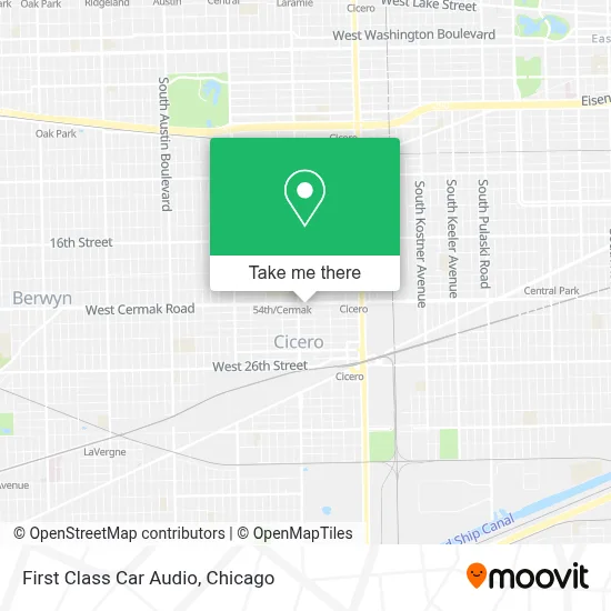First Class Car Audio map