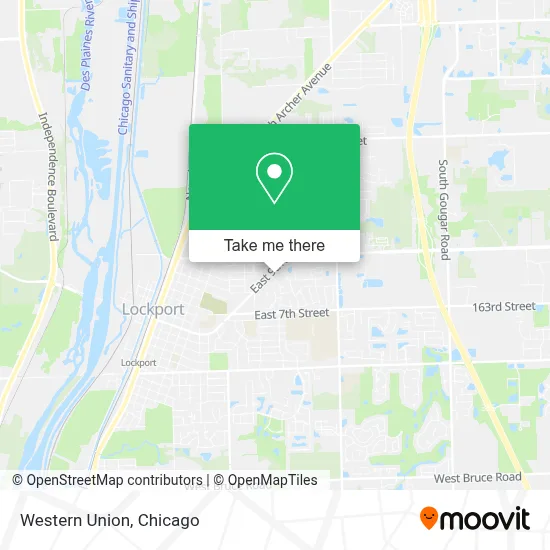 Western Union map