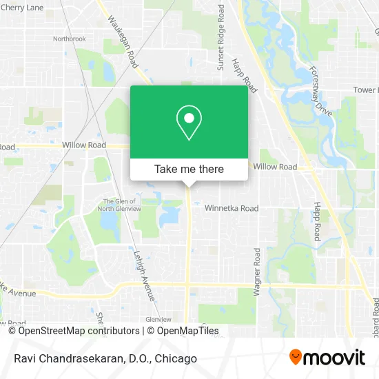 Ravi Chandrasekaran, D.O. map