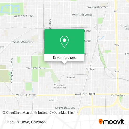 Priscilla Lowe map