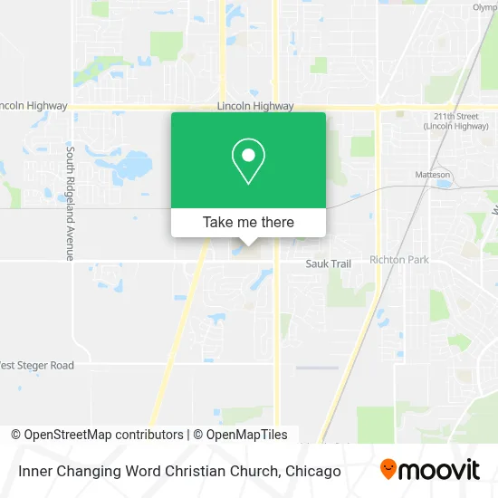 Inner Changing Word Christian Church map