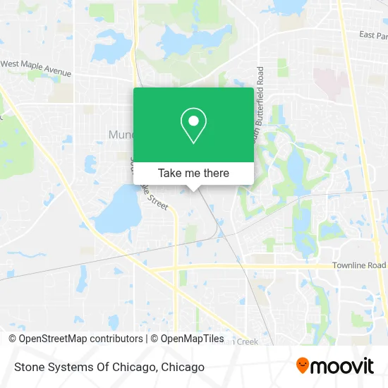 Stone Systems Of Chicago map