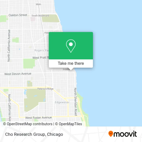Cho Research Group map