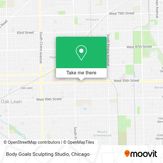 Body Goals Sculpting Studio map