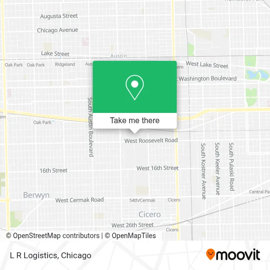 L R Logistics map