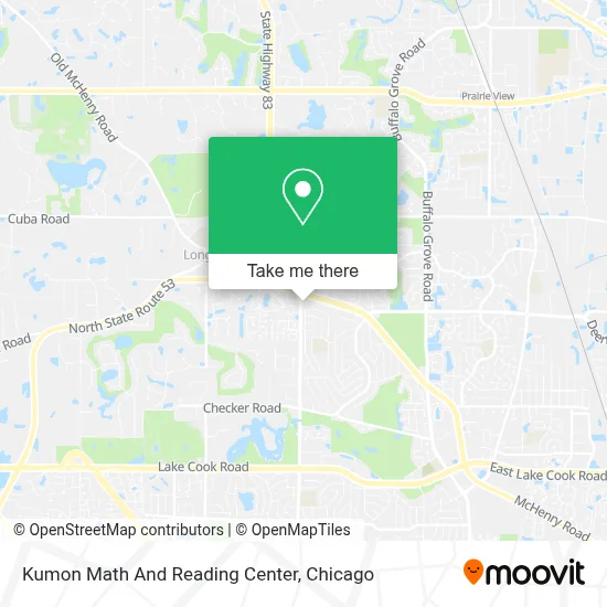 Kumon Math And Reading Center map