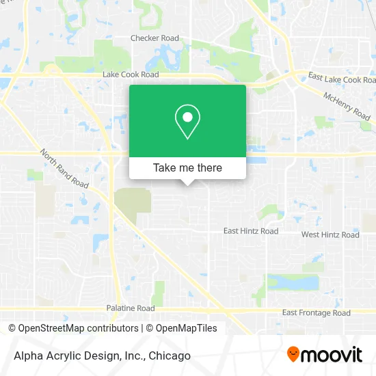 Alpha Acrylic Design, Inc. map