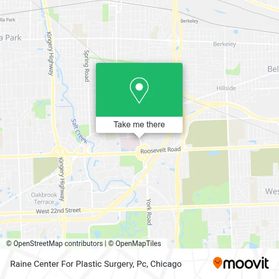 Raine Center For Plastic Surgery, Pc map