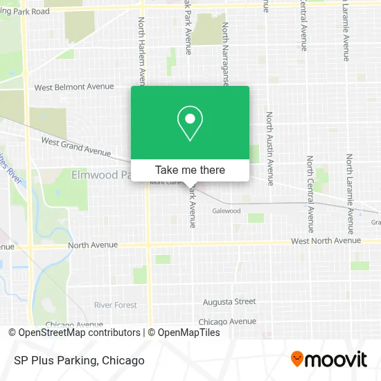 SP Plus Parking map