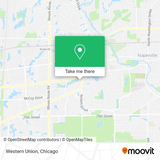 Western Union map