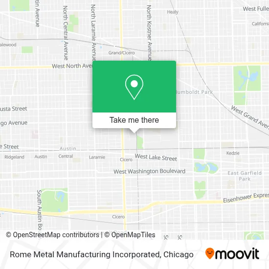 Rome Metal Manufacturing Incorporated map