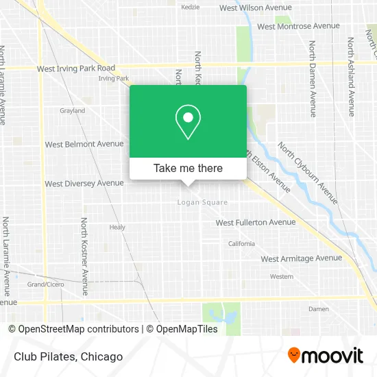 Club Pilates map