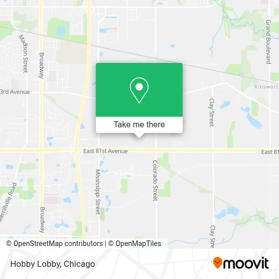 Hobby Lobby map