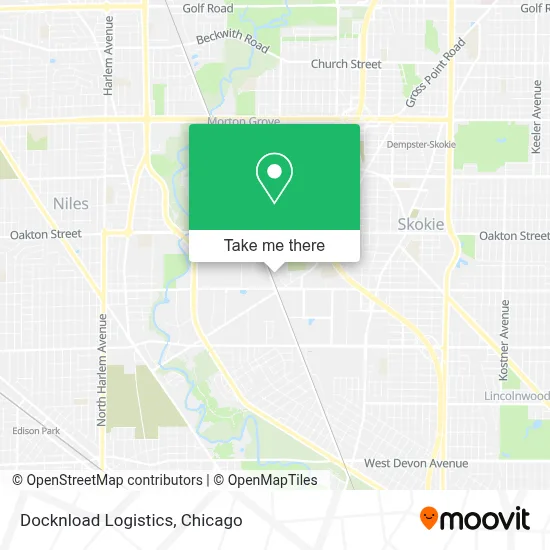 Docknload Logistics map