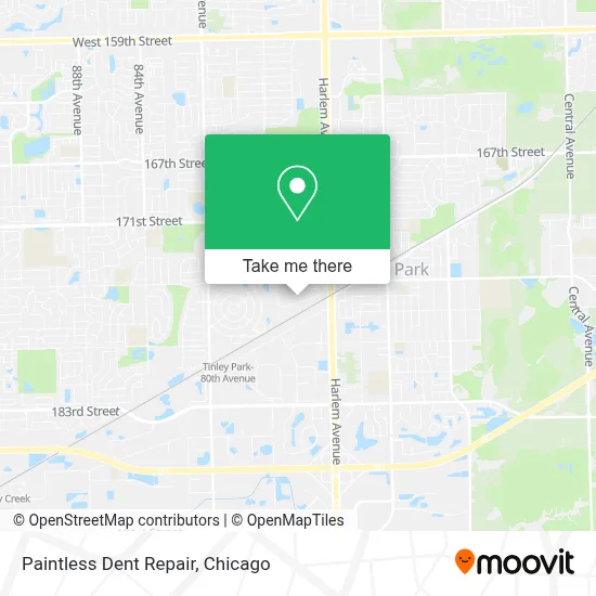 Paintless Dent Repair map