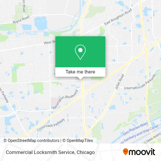 Commercial Locksmith Service map