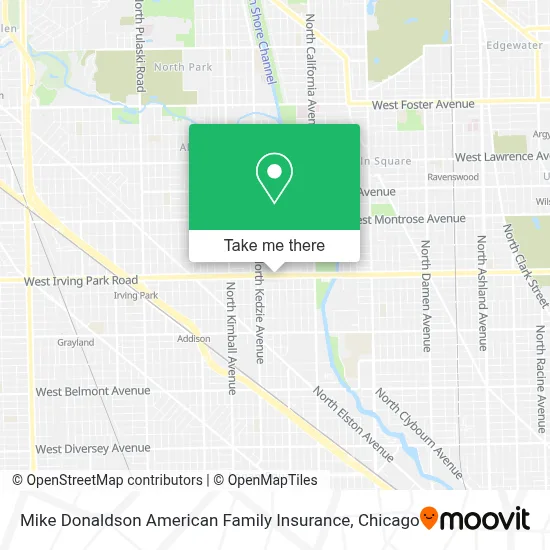 Mike Donaldson American Family Insurance map