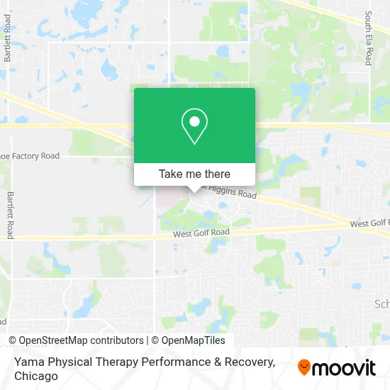 Yama Physical Therapy Performance & Recovery map