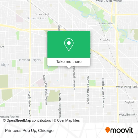 Princess Pop Up map