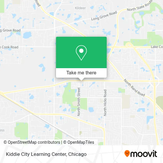 Kiddie City Learning Center map