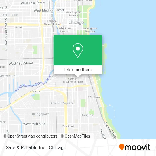 Safe & Reliable Inc. map