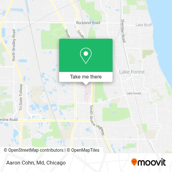 Aaron Cohn, Md map