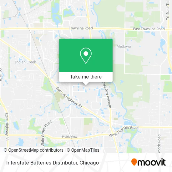 Interstate Batteries Distributor map
