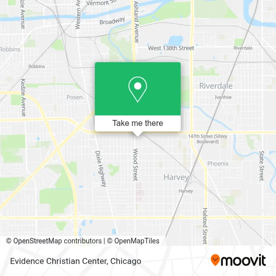 Evidence Christian Center map
