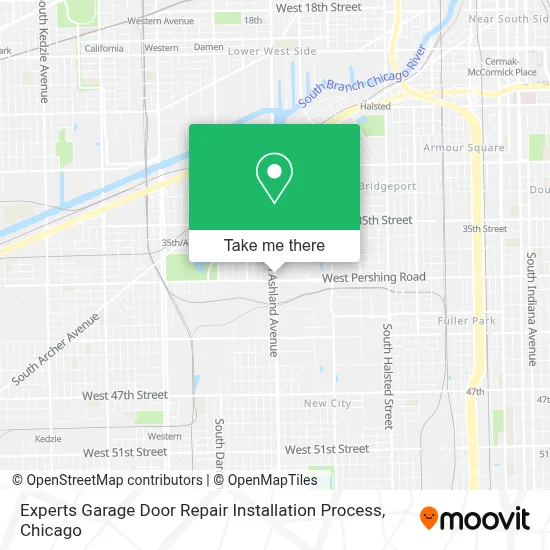 Experts Garage Door Repair Installation Process map