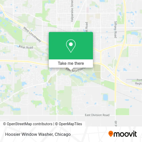 Hoosier Window Washer map