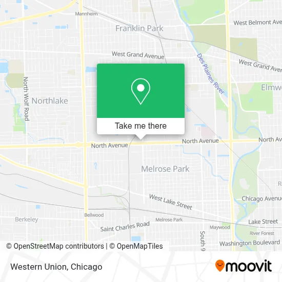 Western Union map