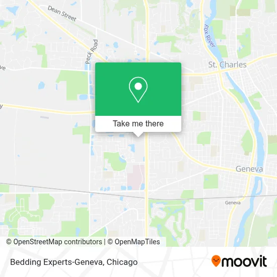 Bedding Experts-Geneva map