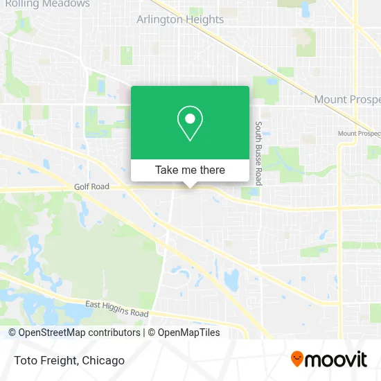 Toto Freight map