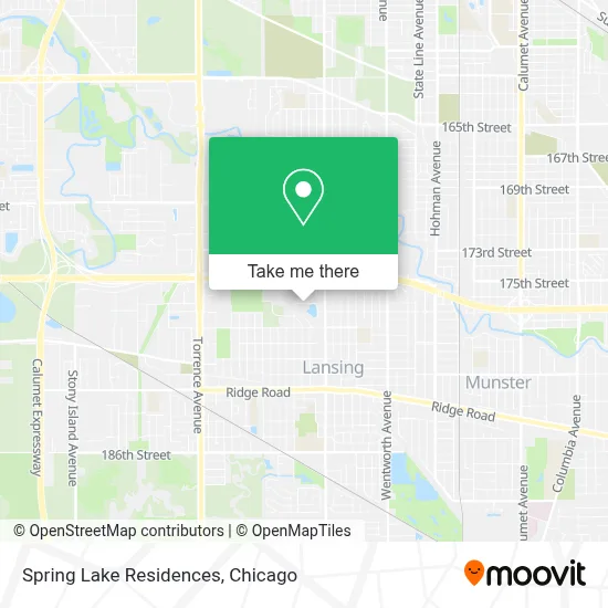 Spring Lake Residences map