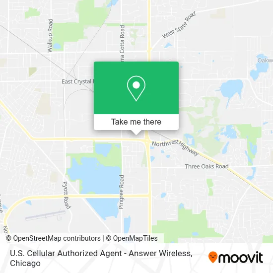 U.S. Cellular Authorized Agent - Answer Wireless map