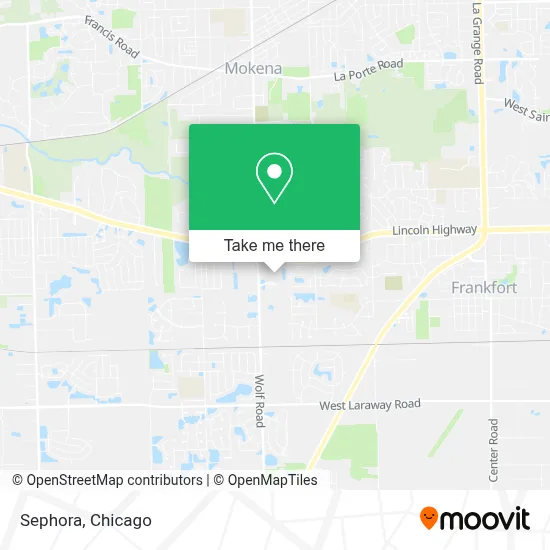 Sephora map