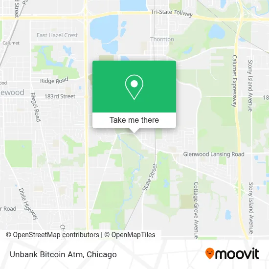 Unbank Bitcoin Atm map