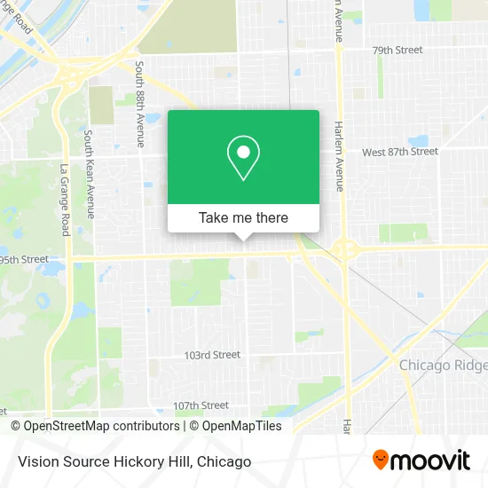 Vision Source Hickory Hill map
