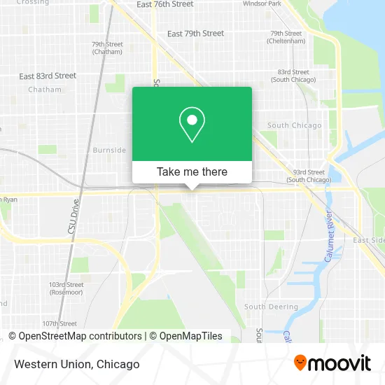 Western Union map