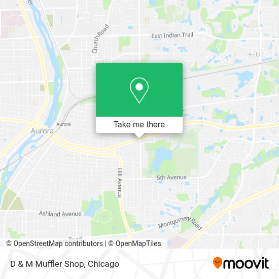 D & M Muffler Shop map