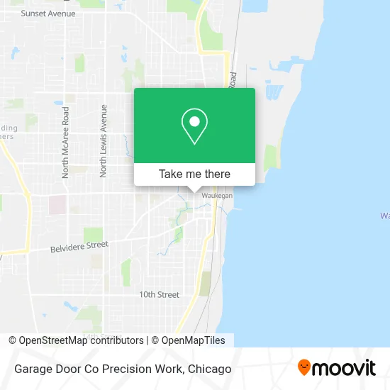 Garage Door Co Precision Work map
