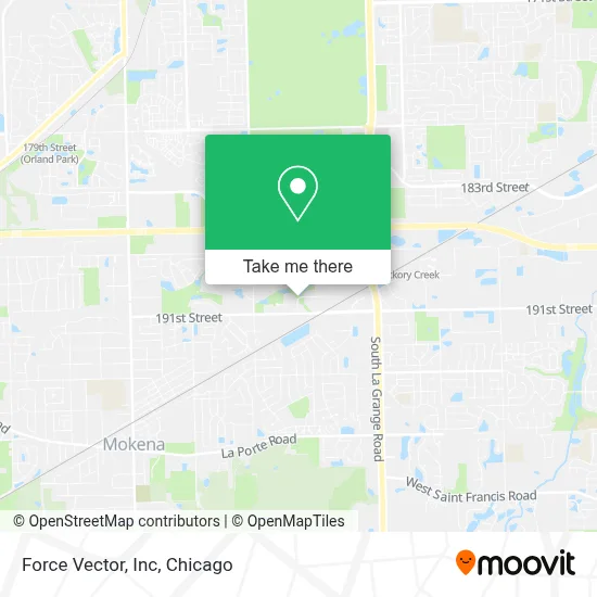 Force Vector, Inc map