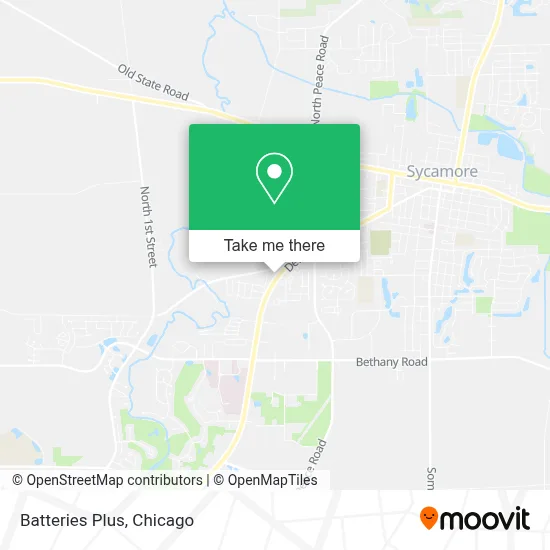 Batteries Plus map
