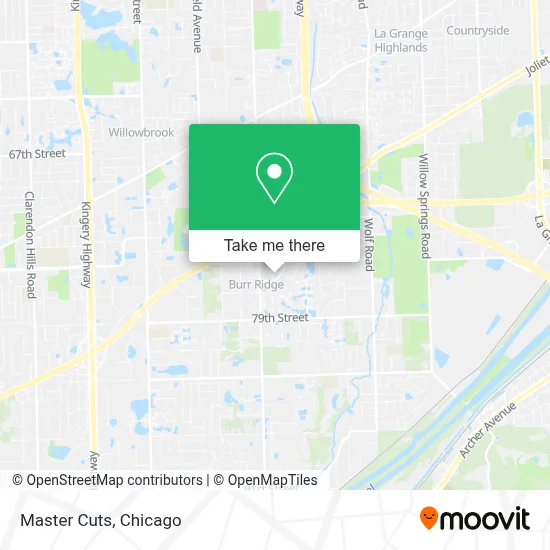 Master Cuts map